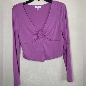 BP purple sexy top